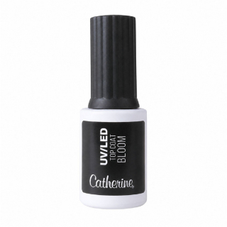 UV/LED Top Coat Bloom/ Топ Коат «Блум»/ 8 гр / Экстра-глянец / Тонковязкий / Без дисперсионного слоя