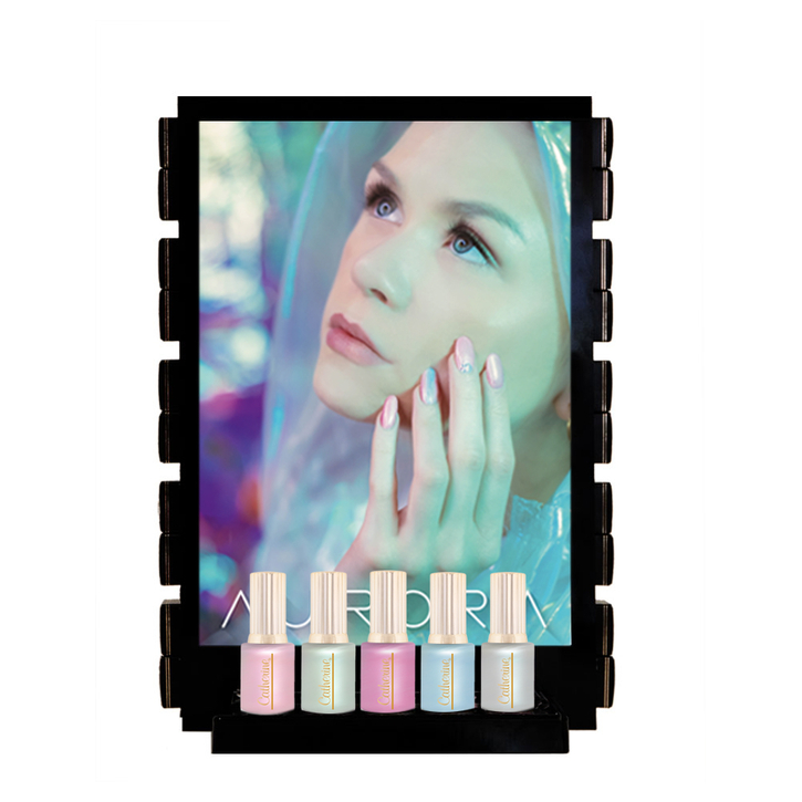Verkaufsdisplay Nailfashion Aurora / Дисплей для продажи Nailfashion Aurora / 1 Stk / Рекламный стенд / С продуктом