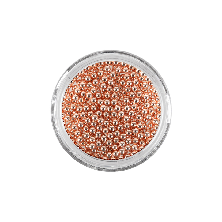 Жемчужины розовое золото / Pearls roségold / 1 Stk / Декор для ногтей / Розовое золото жемчужины