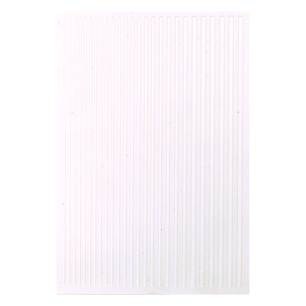 Полоски белые / Stripes white / 1 Stk / Декор для ногтей / Белые полоски