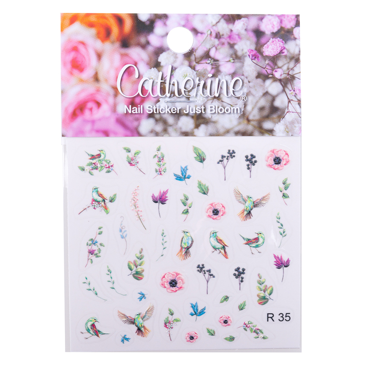 Наклейки нейл-тату «Just Bloom 2» (Nail Tattoo Just Bloom 2)